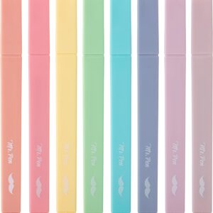 Mr. Pen- Aesthetic Highlighters No Bleed, 8 Pack, Candy Colors | Chisel Tip, Cute Highlighters Assorted Colors for Journaling, Highlighting, Underlining, Fast Dry, Back to School Supplies